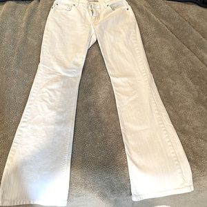 Chico's Platinum White Denim Jeans